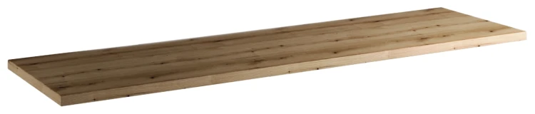 Zestaw mebli łazienkowych NOVA BLACK z dwoma umywalkami BEYOND i blatem dąb 140 cm - blat Nova Oak A 89-140