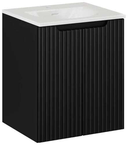 Zestaw mebli łazienkowych NOVA BLACK szafka 50 cm z umywalką Sky
