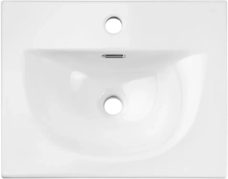 Zestaw mebli łazienkowych NOVA BLACK szafka 50 cm - umywalka SKY 3 White Gloss