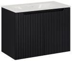 Zestaw mebli łazienkowych NOVA BLACK szafka 80 cm
