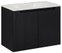 Zestaw mebli łazienkowych NOVA BLACK szafka 80 cm
