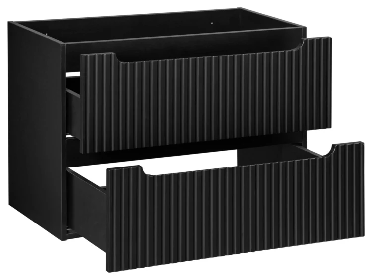 Zestaw mebli łazienkowych NOVA BLACK szafka 80 cm - szafka pod umywalkę Nova Black D2 82-80-2S