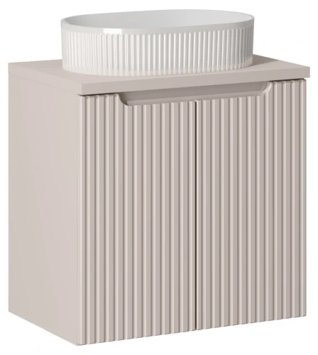 Zestaw mebli łazienkowych NOVA CASHMERE szafka 60 cm z umywalką BEYOND i blatem 60 cm