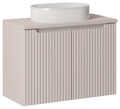 Zestaw mebli łazienkowych NOVA CASHMERE szafka 80 cm z umywalką BEYOND i blatem 80 cm