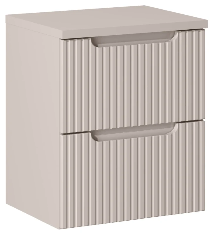 Zestaw mebli łazienkowych NOVA CASHMERE szafka 50 cm 2 szuflady z blatem 50 cm