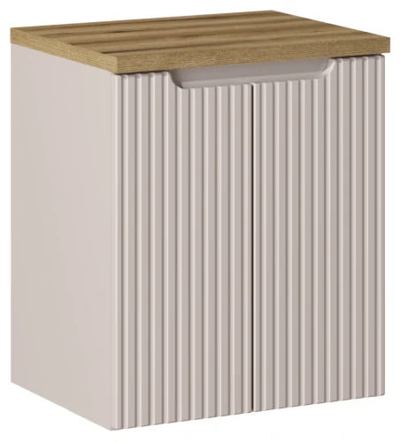 Zestaw mebli łazienkowych NOVA CASHMERE szafka 50 cm z blatem dąb 50 cm