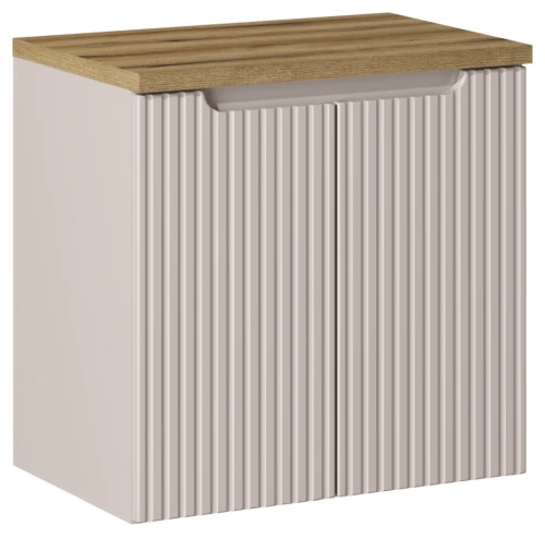 Zestaw mebli łazienkowych NOVA CASHMERE szafka 60 cm z blatem dąb 60 cm