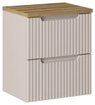 Zestaw mebli łazienkowych NOVA CASHMERE szafka 50 cm 2 szuflady z blatem dąb 50 cm