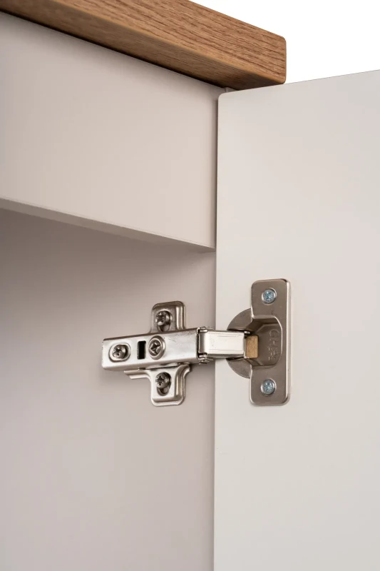 Zestaw mebli łazienkowych NOVA CASHMERE z umywalką BEYOND i blatem dąb 80 cm