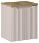 Zestaw mebli łazienkowych NOVA CASHMERE szafka 50 cm z  blatem dąb 50 cm