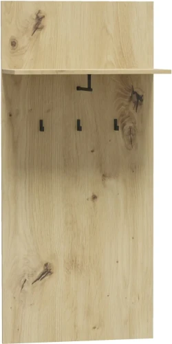 Wieszak ścienny do przedpokoju Bilbao 63 cm dąb artisan