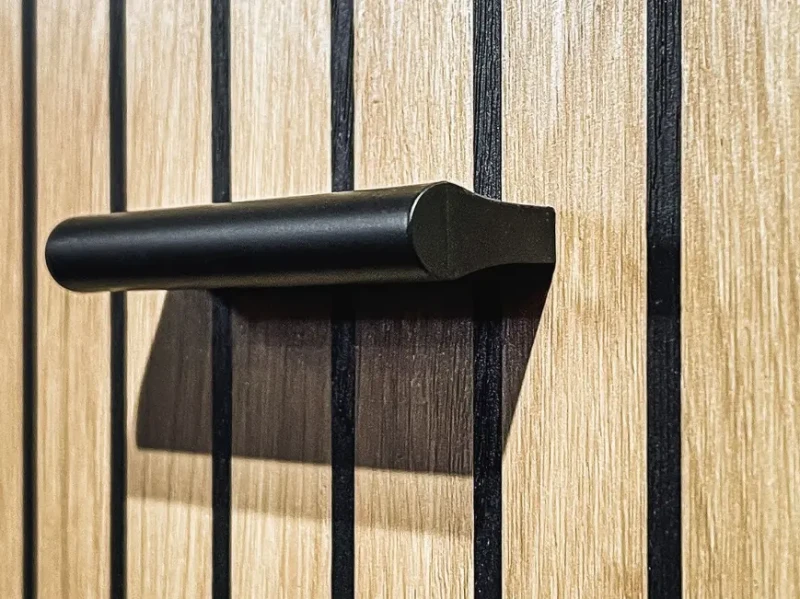 Zestaw mebli do przedpokoju Marco III pięć elementów antracyt/dąb artisan