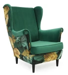 Fotel uszak Lily Double w stylu skandynawskim