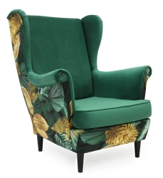 Fotel uszak Lily Double w stylu skandynawskim