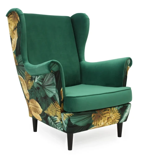 Fotel uszak Lily Double w stylu skandynawskim