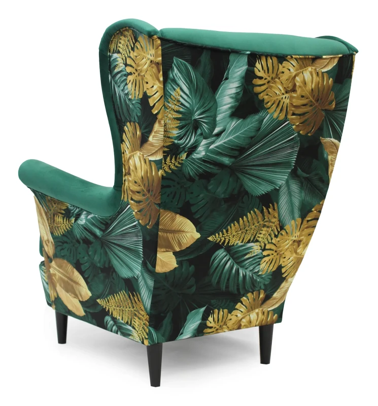 Fotel uszak Lily Double w stylu skandynawskim