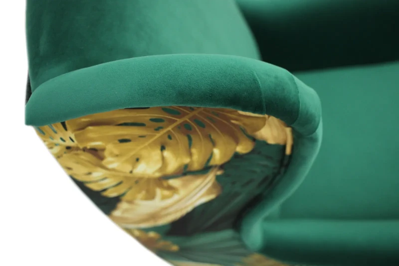 Fotel uszak Lily Double w stylu skandynawskim