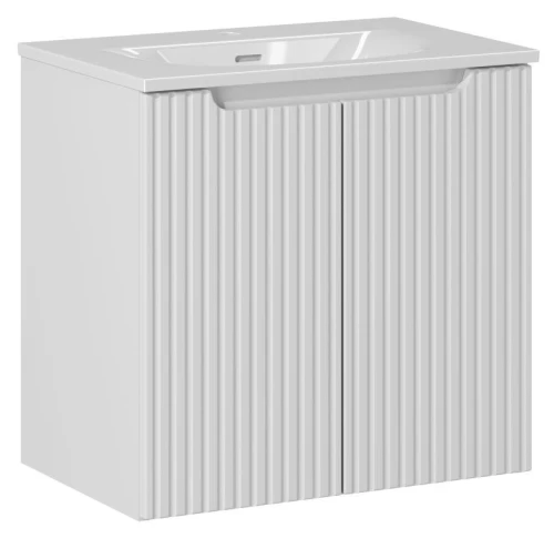 Zestaw mebli łazienkowych NOVA WHITE szafka 60 cm z umywalką Sky