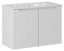 Zestaw mebli łazienkowych NOVA WHITE szafka 80 cm z umywalką Sky