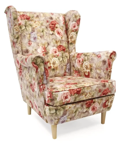 Fotel uszak Lily Rose w stylu skandynawskim 48H