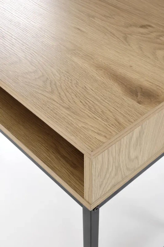 Biurko B50 z szufladą naturalny/czarny