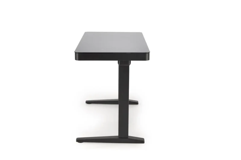 Biurko B52 z funkcją regulacji wysokości i ekranem dotykowym czarny