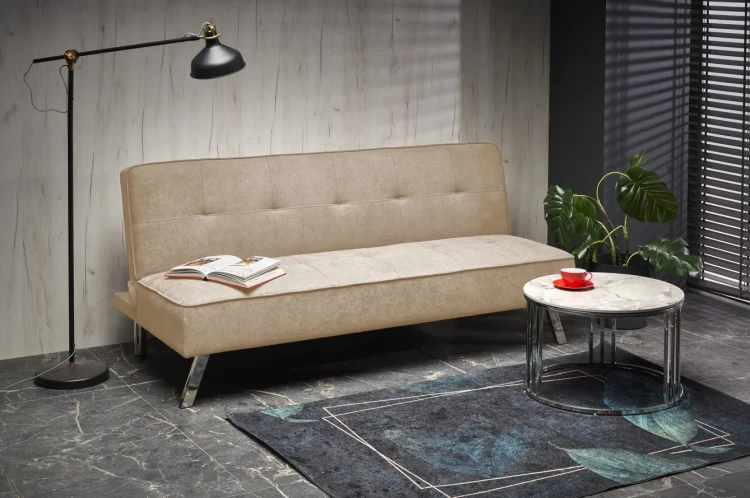 Sofa rozkładana Carlito 3-osobowa beżowy