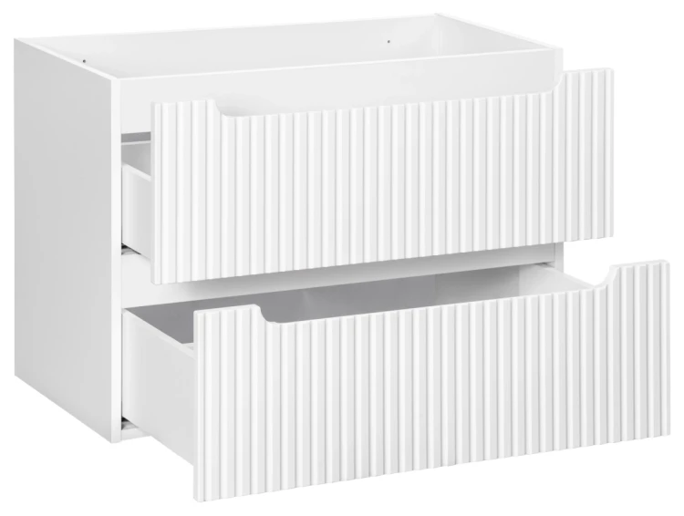 Zestaw mebli łazienkowych NOVA WHITE - szafka pod umywalkę Nova White 82-60-2S