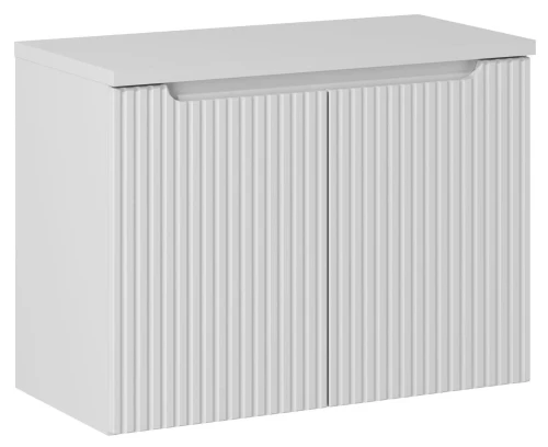 Zestaw mebli łazienkowych NOVA WHITE szafka 80 cm z białym blatem 80 cm