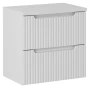Zestaw mebli łazienkowych NOVA WHITE szafka 60 cm 2 szuflady z białym blatem 60 cm
