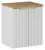 Zestaw mebli łazienkowych NOVA WHITE szafka 50 cm z blatem dąb 50 cm