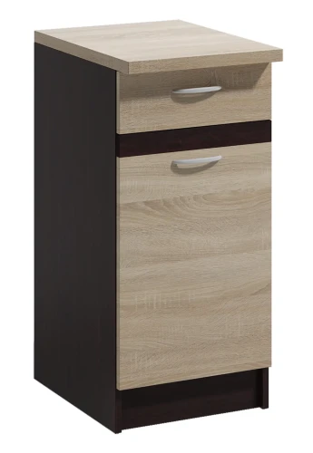 Szafka kuchenna Livia 10 dolna 40 cm z szufladą dąb sonoma jasna