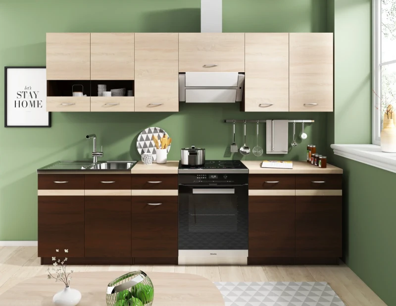 Szafka kuchenna Livia 10 dolna 40 cm z szufladą dąb sonoma ciemna