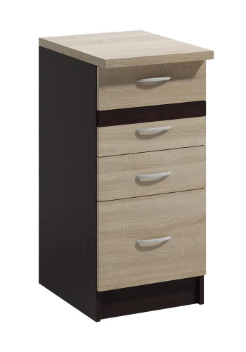 Szafka kuchenna Livia 13 dolna 40 cm z szufladami dąb sonoma jasna