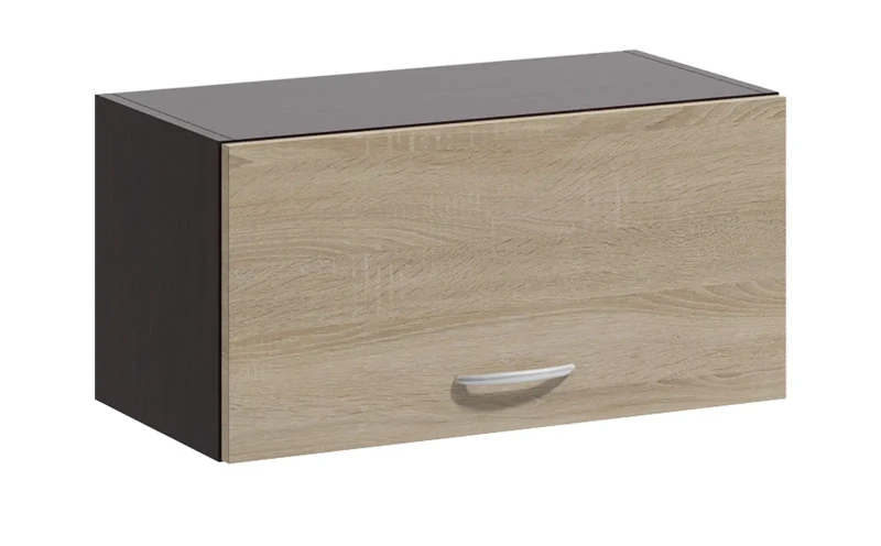 Zestaw mebli kuchennych Livia 240 cm dąb sonoma jasna / dąb sonoma ciemna