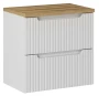 Zestaw mebli łazienkowych NOVA WHITE szafka 60 cm z blatem dąb 60 cm