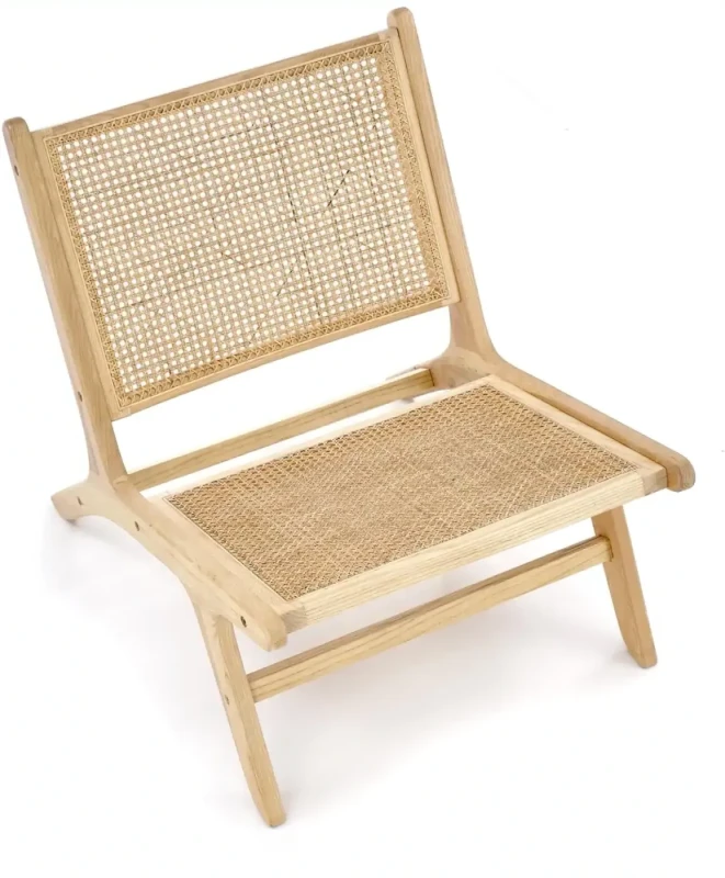 Fotel wypoczynkowy Foden 2 do salonu naturalny