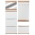 Lustro Bueno 60x65cm fornir dąb naturalny