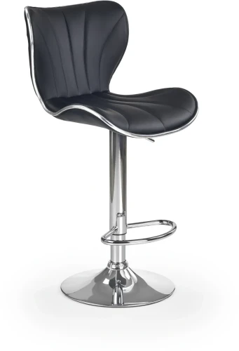 Krzesło barowe H69 z regulacją wysokości czarny