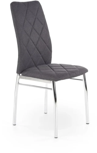Krzesło K309 tapicerowane do jadalni ciemny popiel