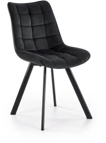Krzesło K332 tapicerowane do jadalni czarny
