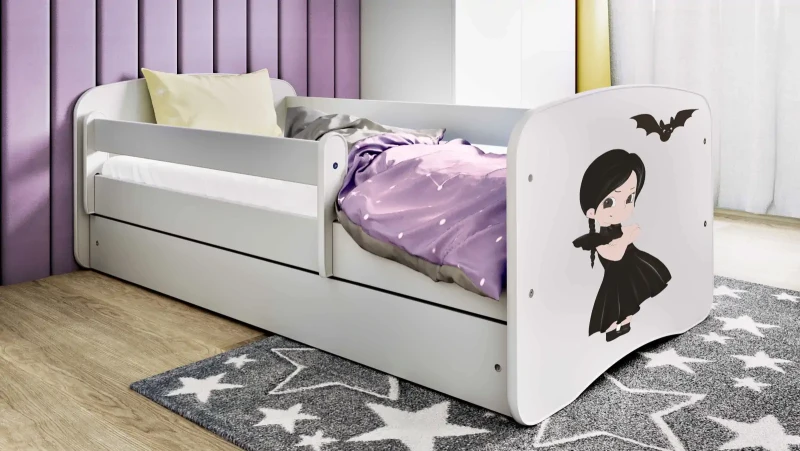 Łóżeczko dla dziewczynki 140x70 BABYDREAMS - Wednesday