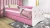 Łóżeczko dla dziewczynki 160x80 BABYDREAMS - 3 tańczące króliczki