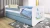 Łóżeczko dla dziewczynki 160x80 BABYDREAMS - słonik z motylkami