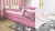 Łóżeczko dla dziewczynki 180x80 BABYDREAMS - konik - jednorożec