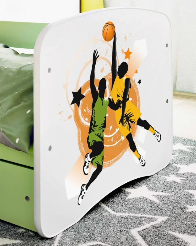 Komoda dla dziewczynki BABYDREAMS 3 szuflady - koszykówka