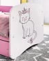 Szafa dwudrzwiowa dla dziewczynki BABYDREAMS - kotek