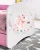 Zestaw mebli dziecięcych dla dziewczynki z łóżkiem 160x80 BABYDREAMS - konik - jednorożec