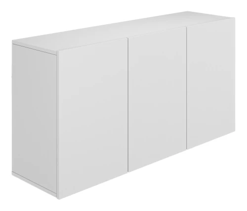 Komoda wisząca Dallas 160 cm trzydrzwiowa do salonu biała