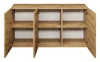 Komoda wisząca Dallas 160 cm trzydrzwiowa do salonu Dąb Artisan